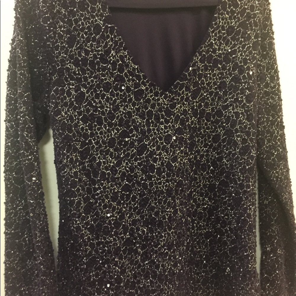 Purple/silver sweater - Picture 2 of 5